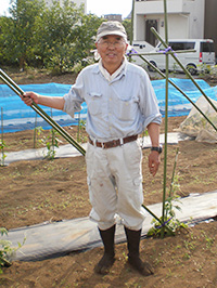 内田 一さん（67）　小山町